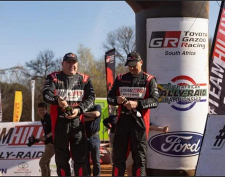 Johan and Werner Horn Parys 400 Rally